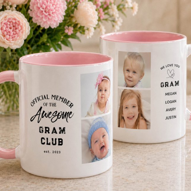 Fantastisk GRAM Mugg med fotokollage (Skapare uppladdad)