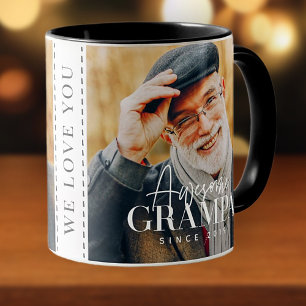 Fantastisk Grampa sedan 20XX-foto med enkel Elegan Mugg