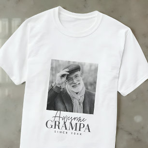 Fantastisk Grampa sedan 20XX-foto med enkel Elegan T Shirt