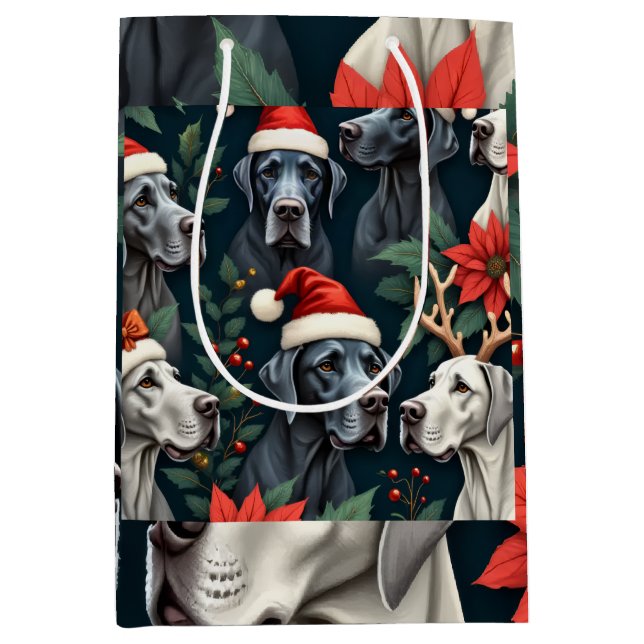 Fantastisk Grand Danois julklappspåse (Framsidan)