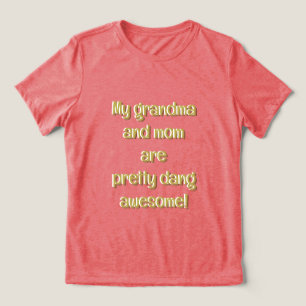 Fantastisk Grandma & Mamma är Dynamic Duo T Shirt