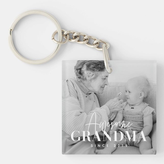 Fantastisk Grandma sedan 20XX Simple Elegant Photo (Framsidan)