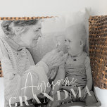 Fantastisk Grandma sedan 20XX Simple Elegant Photo Kudde<br><div class="desc">Den här enkla och moderna designen består av serif och kursiv typografi och lägger till ett foto av anpassningsbarna</div>