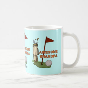 Fantastisk Grandpa Golf mugg