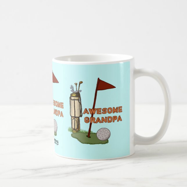 Fantastisk Grandpa Golf mugg (Höger)