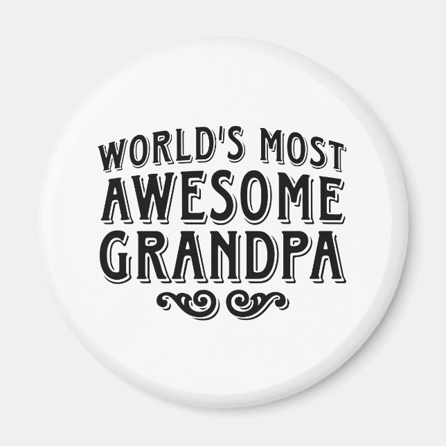 Fantastisk Grandpa Magnet (Framsidan)