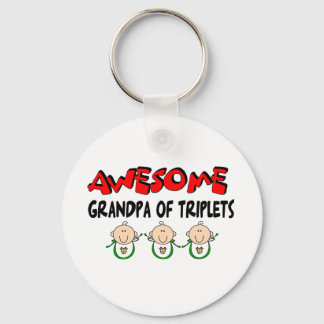 FANTASTISK GRANDPA of TRIPLETS Nyckelring