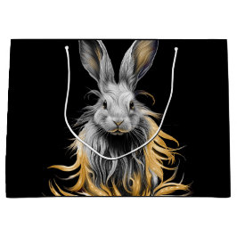 Fantastisk Grått-kanin vid brand