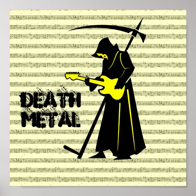 Fantastisk Grim Reaper Otrovärdig Poster (Framsidan)