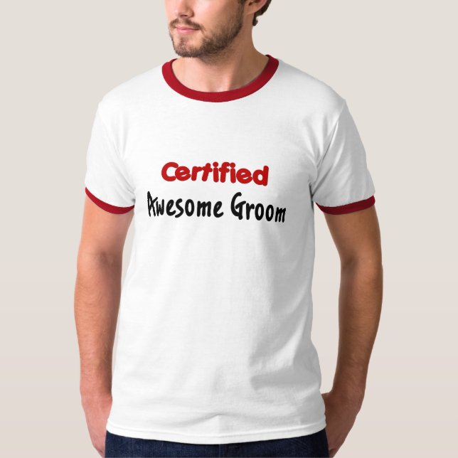 Fantastisk GroomT-Shirt Tee Shirt (Framsida)