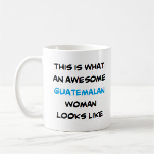 fantastisk guatemalansk kvinna kaffemugg