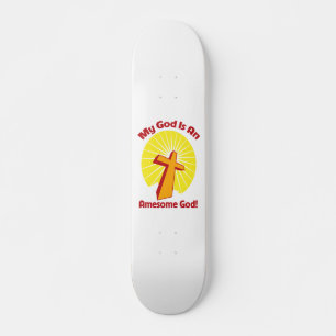 Fantastisk Gud Mini Skateboard Bräda 18,7 Cm