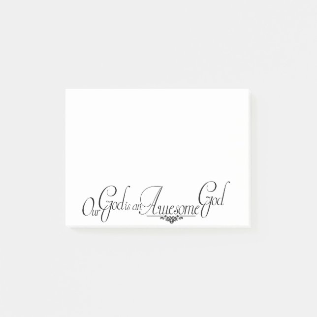 Fantastisk Gud Post-it Block (Framsida)