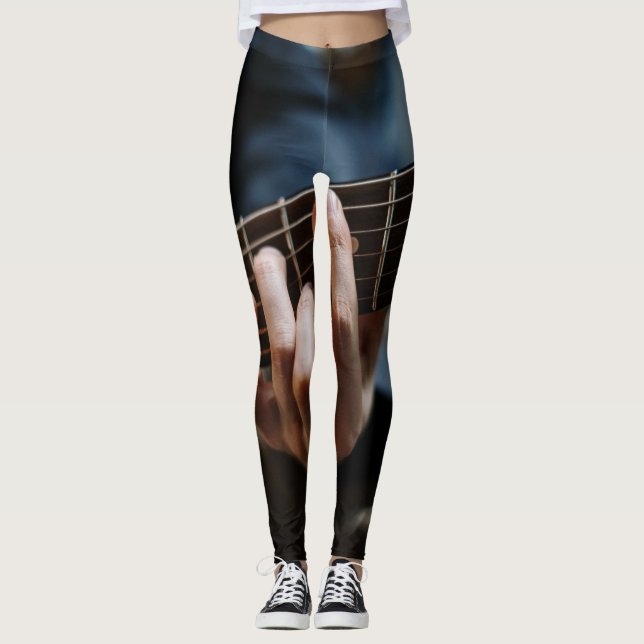 Fantastisk Guitar Leggings (Framsida)