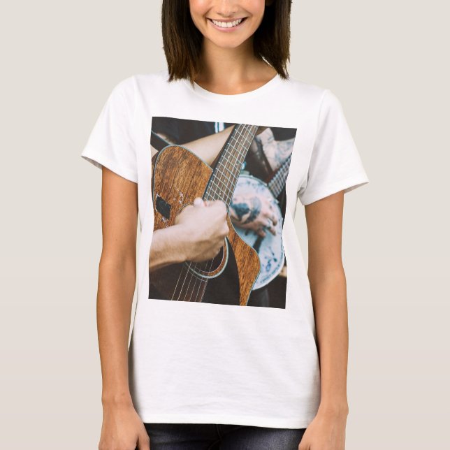 Fantastisk Guitar T Shirt (Framsida)