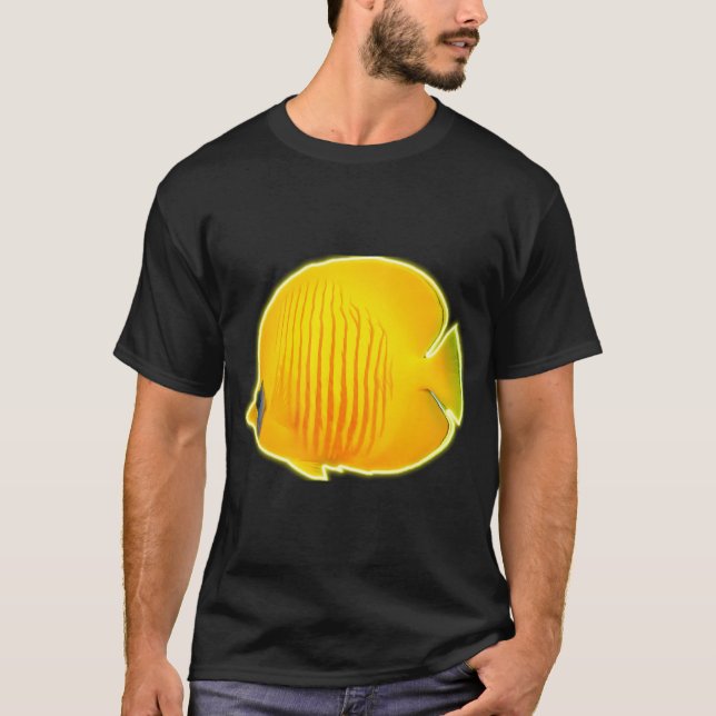 Fantastisk gul havsfisk t shirt (Framsida)