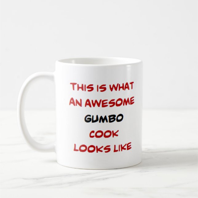 fantastisk gumbo-kock kaffemugg (Vänster)