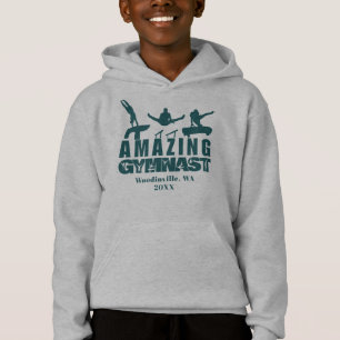 Fantastisk Gymnast-platsdatum Namn T Shirt