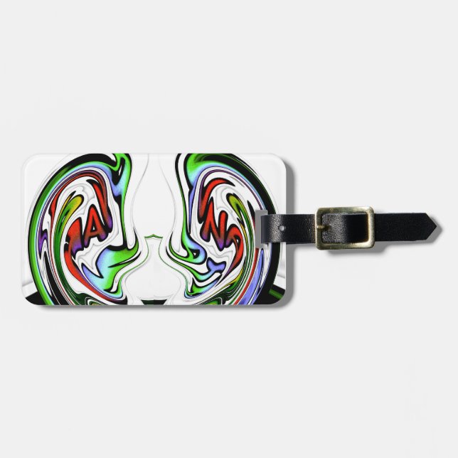 Fantastisk Hakuna Matata Whirl Art Print Bagagebricka (Horisontell Framsida)