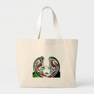 Fantastisk Hakuna Matata Whirl Art Print Jumbo Tygkasse