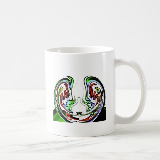 Fantastisk Hakuna Matata Whirl Art Print Kaffemugg (Höger)