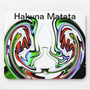 Fantastisk Hakuna Matata Whirl Art Print Musmatta