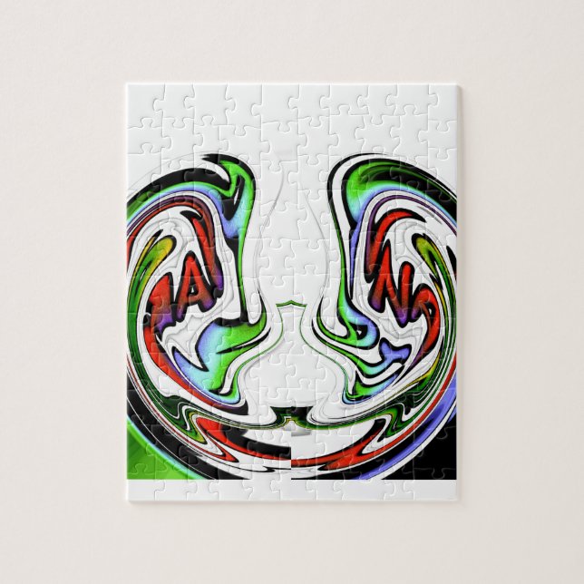 Fantastisk Hakuna Matata Whirl Art Print Pussel (Vertikal)