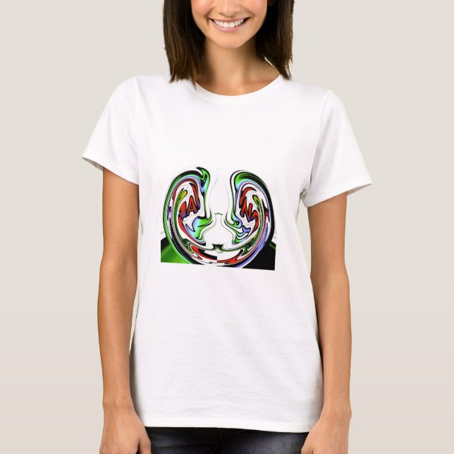 Fantastisk Hakuna Matata Whirl Art Print Tee (Framsida)