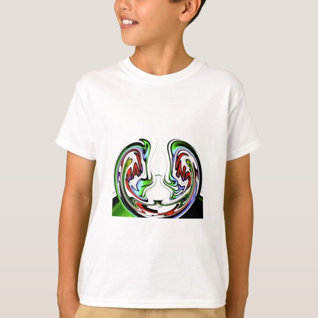 Fantastisk Hakuna Matata Whirl Art Print Tee (Framsida)