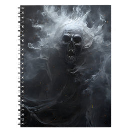 Fantastisk Halloween Creepy Fantasy Ghost Anteckningsbok