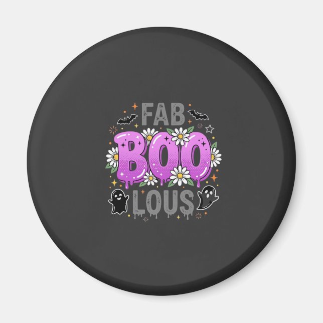 Fantastisk Halloween-spökdesign_1 Magnet (Framsidan)