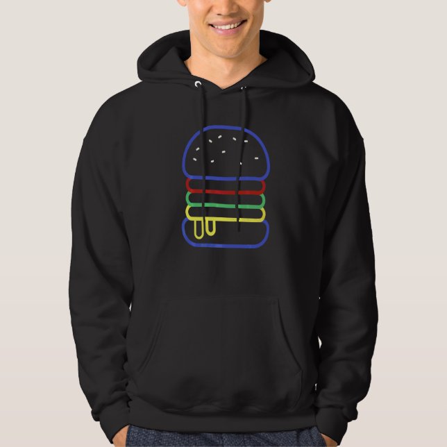 Fantastisk Hamburger Chetday CvärmeDay Hoodie (Framsida)
