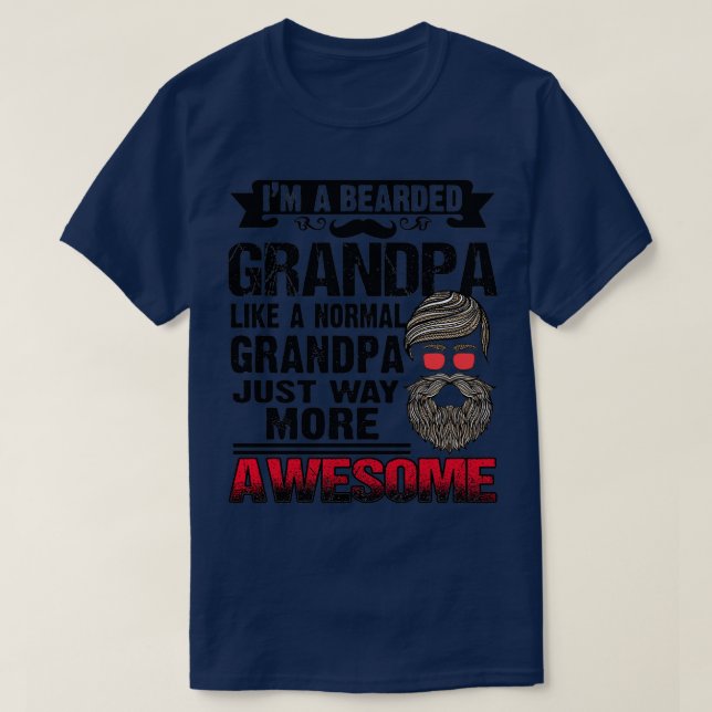 Fantastisk härdad morfar 6 t shirt (Design framsida)