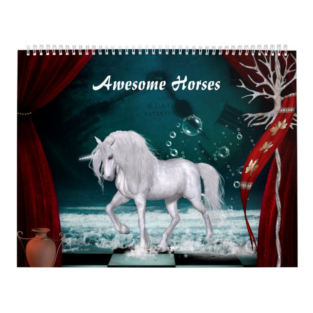 Fantastisk hästar kalender (Omslag)