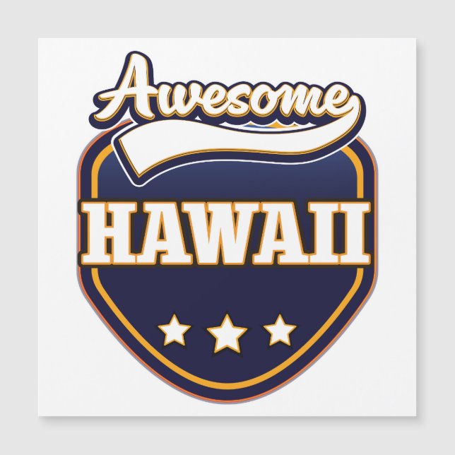 Fantastisk Hawaii sport logotyp (Framsida)