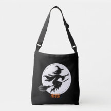 Fantastisk häxsiluett, häxa, Halloween-häxa