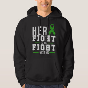 Fantastisk Hennes kamp är min Grönt i striden Hoodie