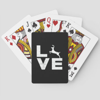 Fantastisk hjortälskare trendig estetisk design casinokort