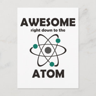 Fantastisk Höger ner till Atom Vykort