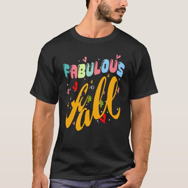 Fantastisk höst t shirt (Framsida)