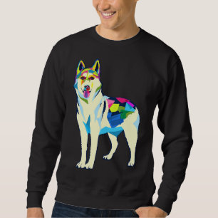 Fantastisk Husky Siberian husky Husky Lång Ärmad Tröja