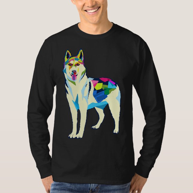 Fantastisk Husky Siberian husky Husky T Shirt (Framsida)