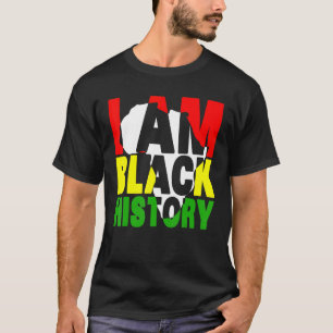 Fantastisk I är Balck History Historik Månad T Shirt