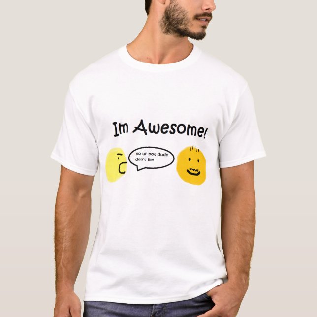 fantastisk im! t-shirt (Framsida)