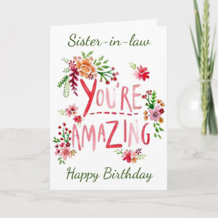 FANTASTISK-IN-LAGSTIFTNING PÅ BIRTHDAY-Kortet Kort