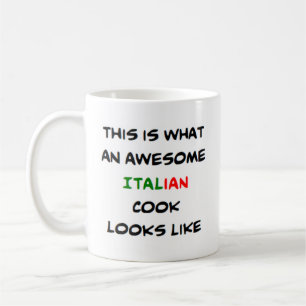 fantastisk italiansk kock kaffemugg
