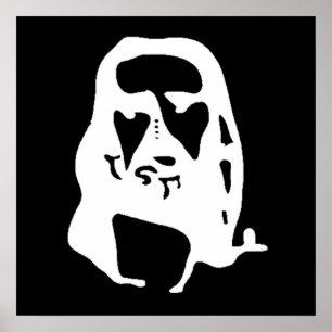 Fantastisk Jesus Kristus Optisk Illusion Poster