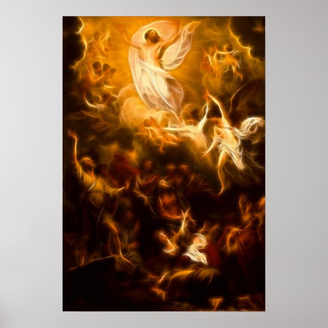 Fantastisk Jesus Resurrecension Poster (Framsidan)