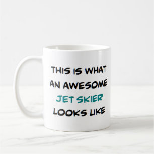 fantastisk jet skidåkare kaffemugg