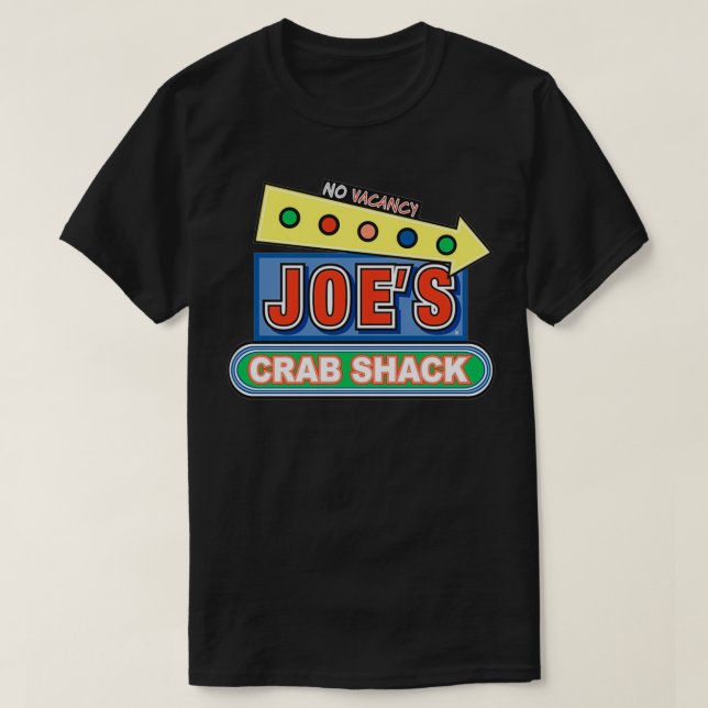 Fantastisk Joes Crab Shack Design T Shirt (Design framsida)